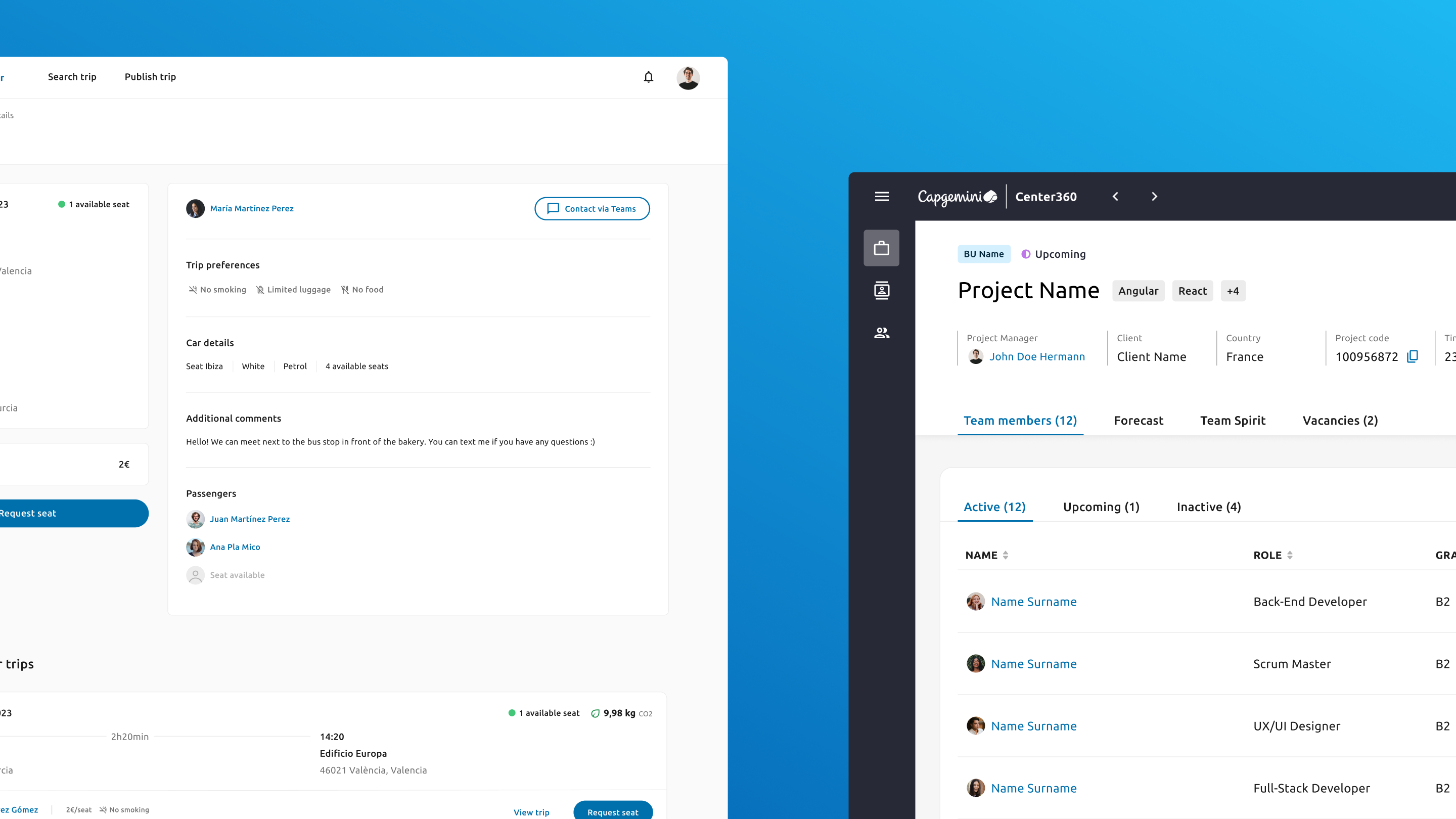 ADCenter Design System — products built with the system
